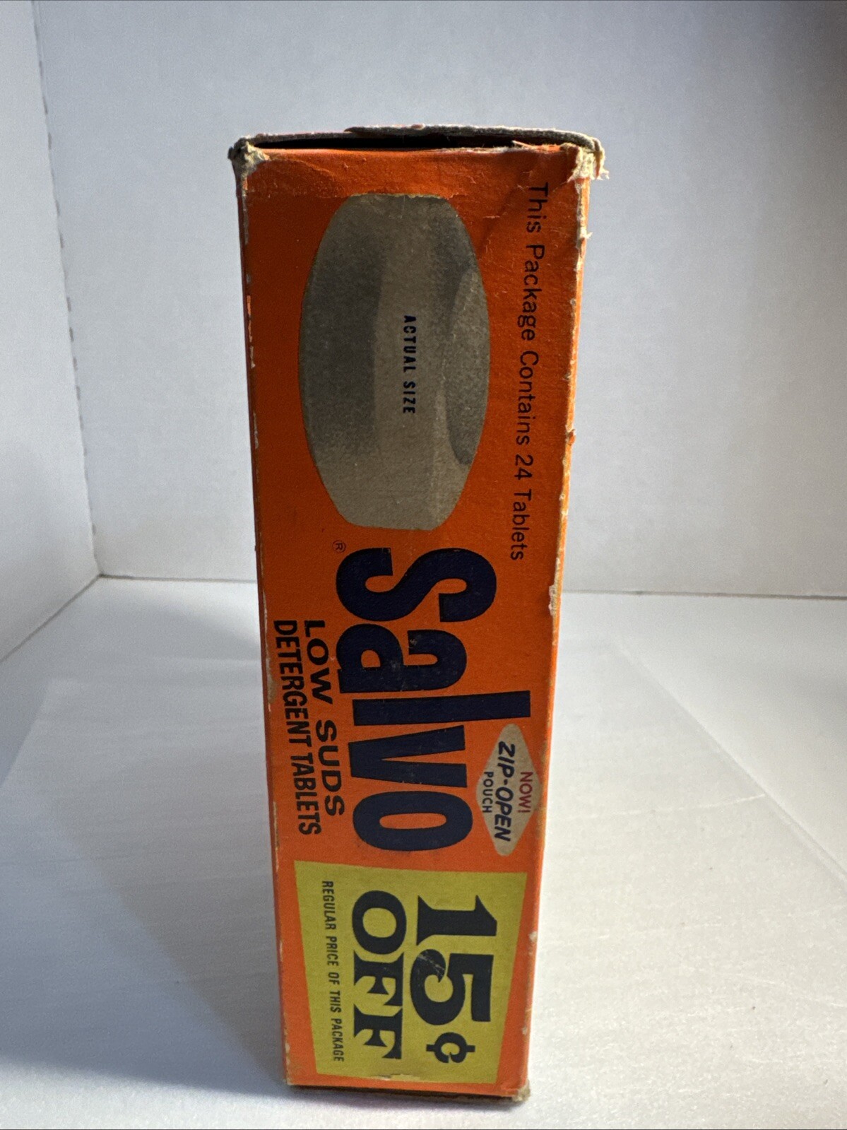 1960’s Salvo Detergent Tablets Vintage Soap New Sealed 15 Cents Off Proctor Rare