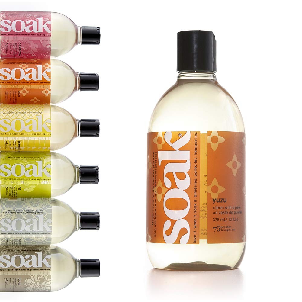 Soak Laundry Soap – No Rinse, Plant Derived Hand 12 Fl Oz (Pack of 1), Yuzu