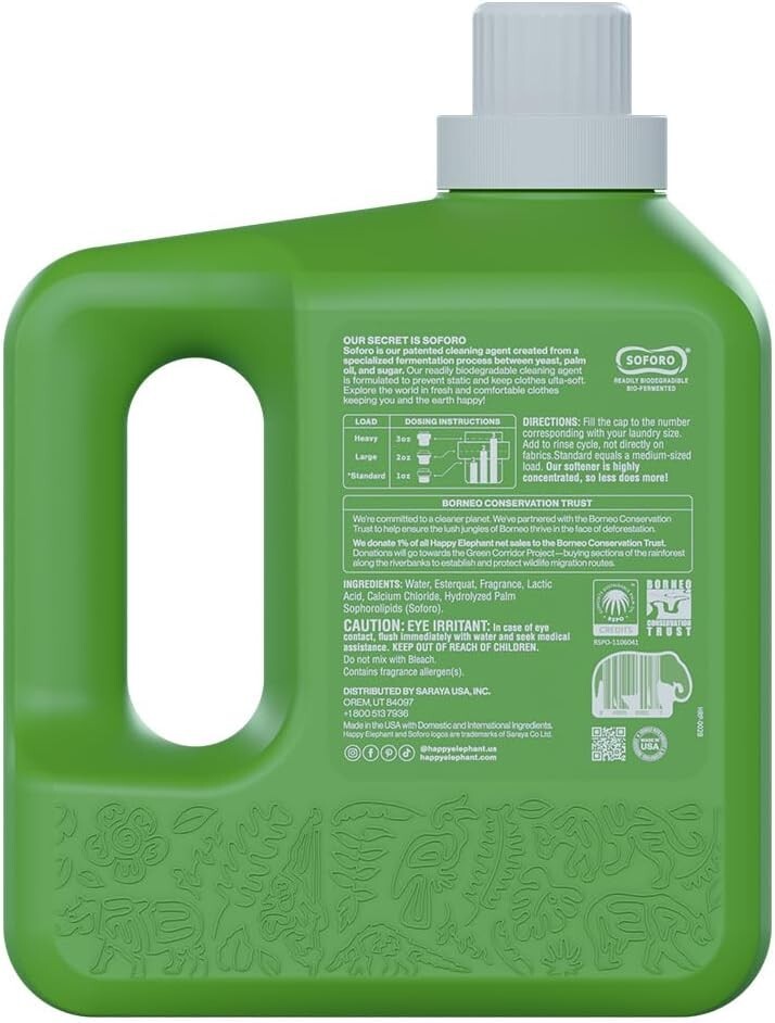 Gentle Liquid Laundry Softener – Fresh White Tea and Fig for Luxurious Softness