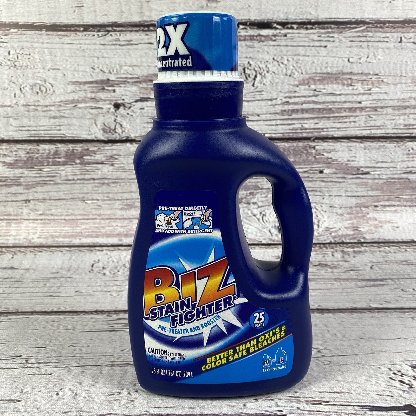 Biz Stain Fighter Pre-Treater and Booster 25 fl oz Bottle 25 Loads