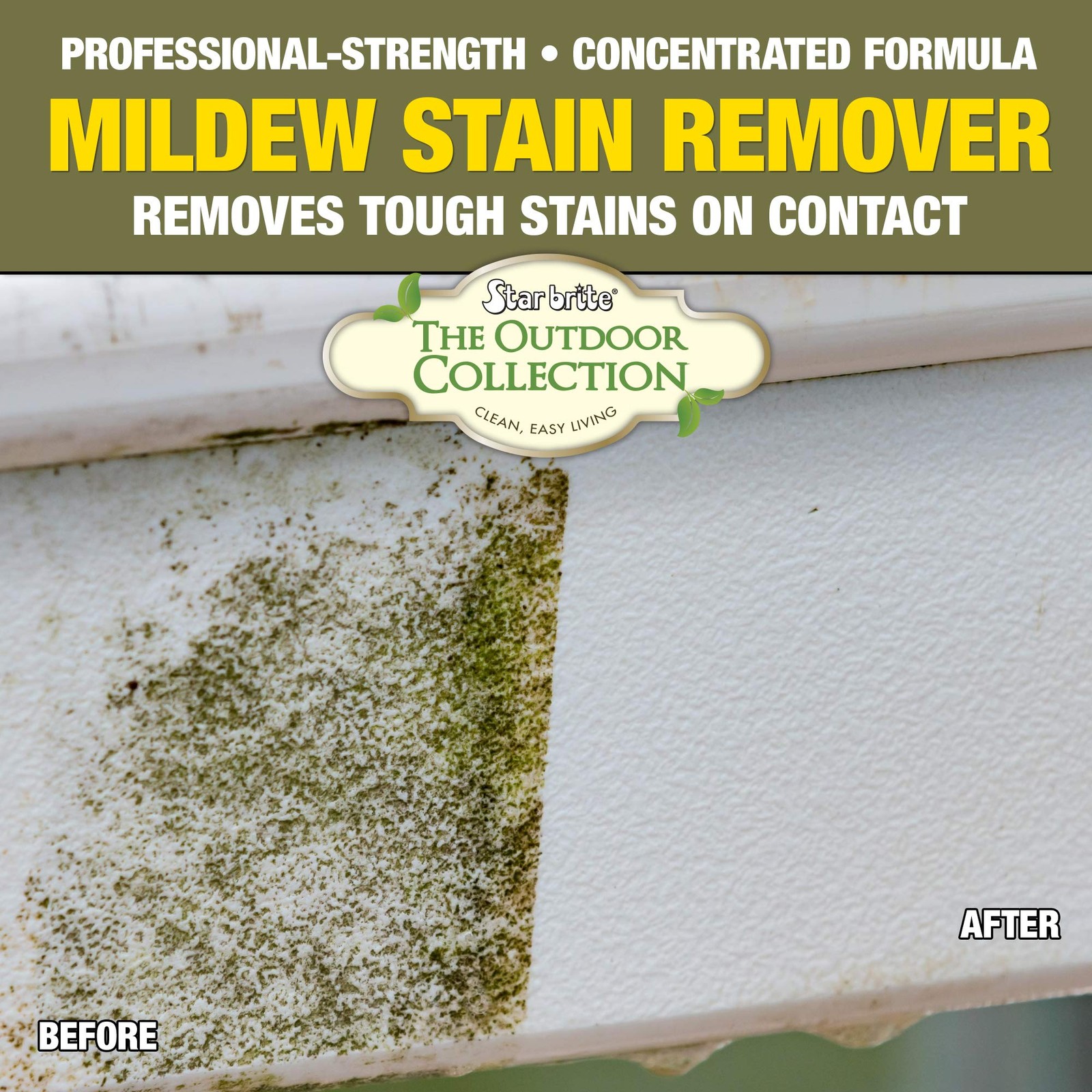 STAR BRITE O/C Mildew Stain Remover – 128 Fl Oz (Pack of 1), blue