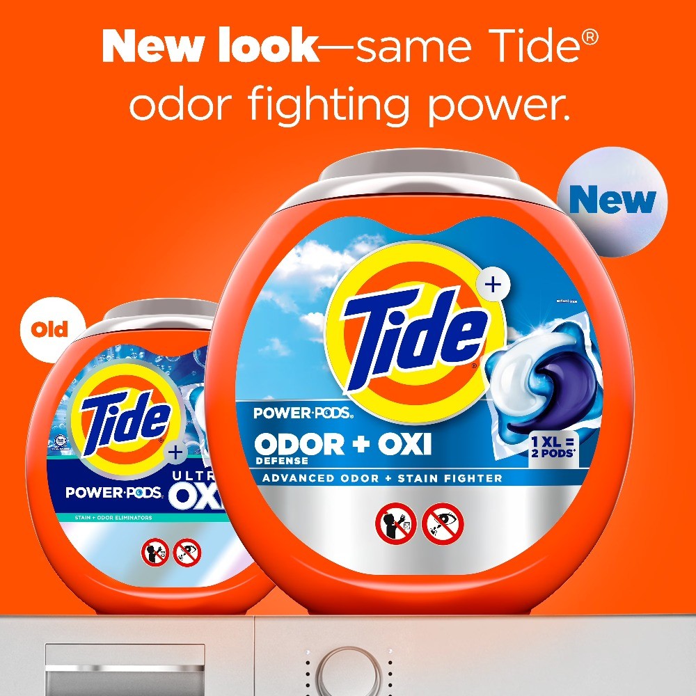 Laundry Detergent Soap Pacs with Odor Defense + Oxi, Original Scent, 57 Count