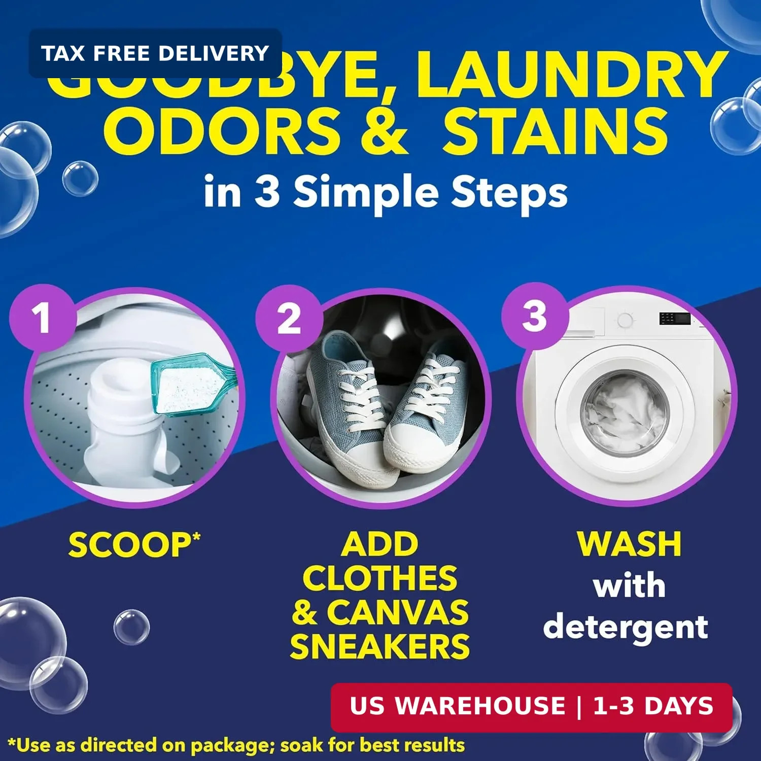 OxiClean Odor Blasters Versatile Odor and Laundry Stain Remover Powder, 5 lb