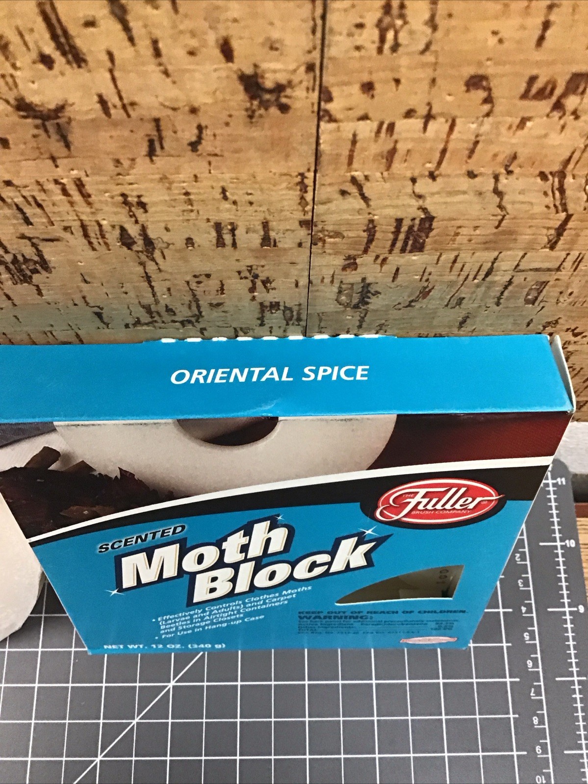Fuller Brush Co Scented Moth Block 12oz ORIENTAL SPICE Scent New Old Stock UM