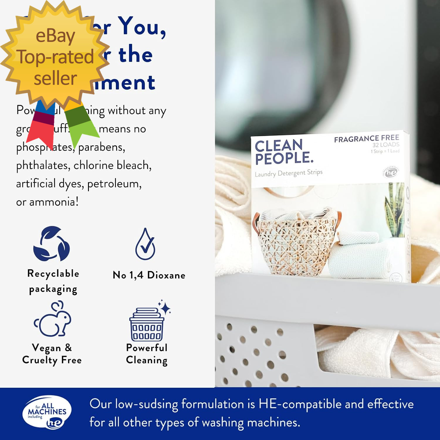Laundry Detergent Sheets – Laundry Soap – Ultra Concentrated, Recyclable Packagi