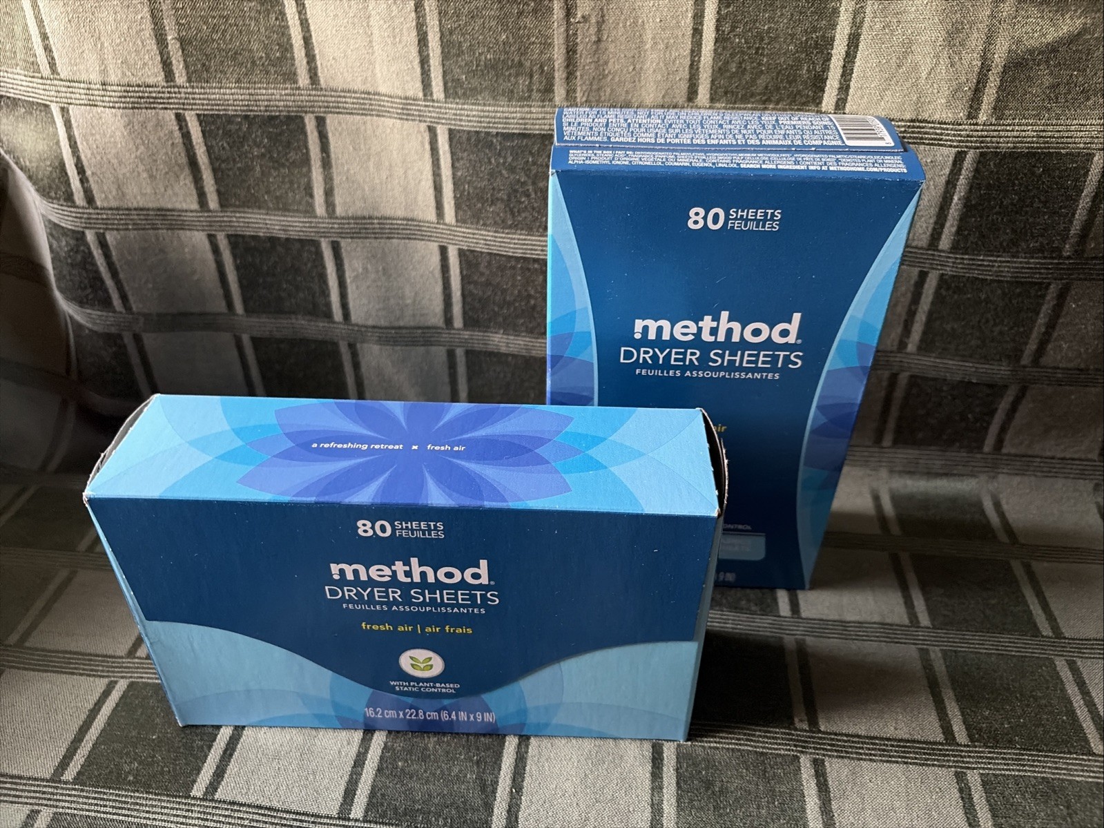💨 Method Dryer Sheets – Fresh Air – 80 Count 🌺