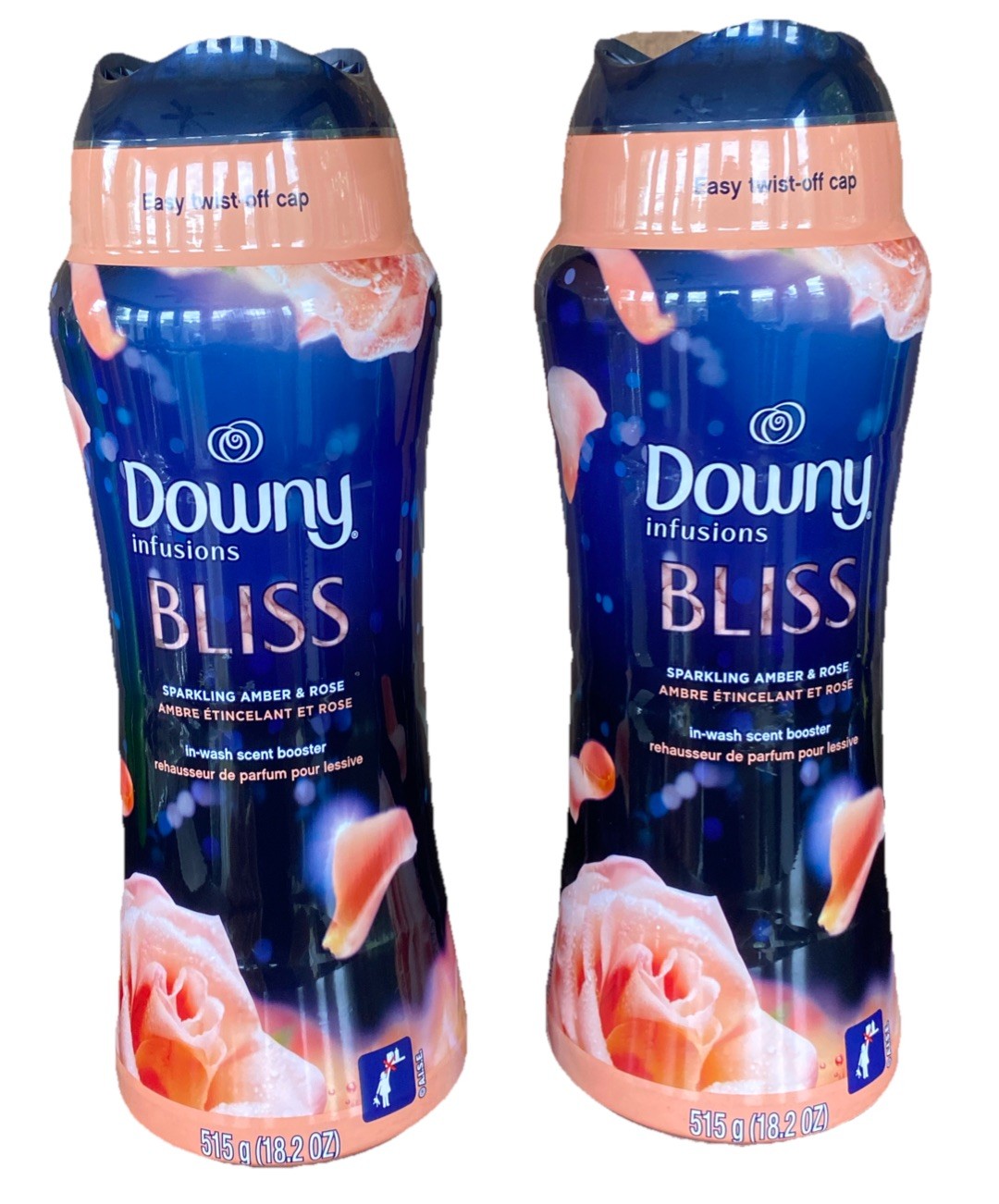 Downy Infusions Bliss Sparkling Amber & Rose Scent-Booster Beads 2-Pk(18.2oz ea)