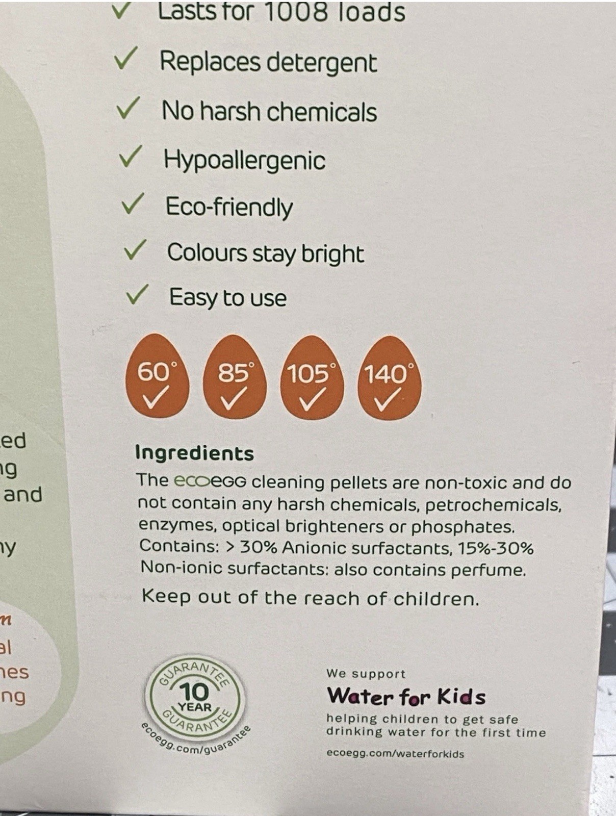 Ecoegg Laundry Egg Orange Blossom 1008 Loads Reusable Detergent System- Open Box
