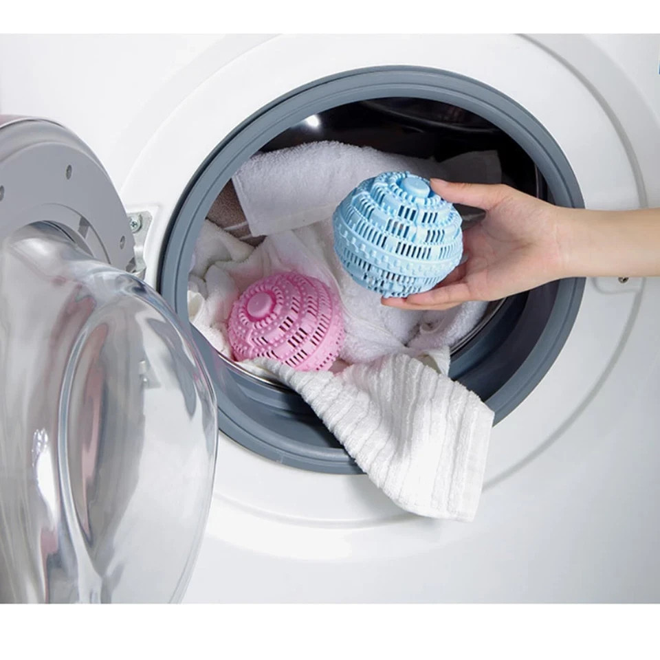 Laundry Balls Set Eco-Friendly Washing Machine Detergent Alternative 2 Pack