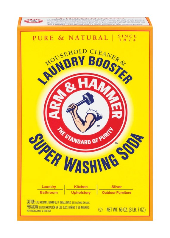 Arm & Hammer No Scent Detergent Booster & Household Cleaner Powder 55 oz