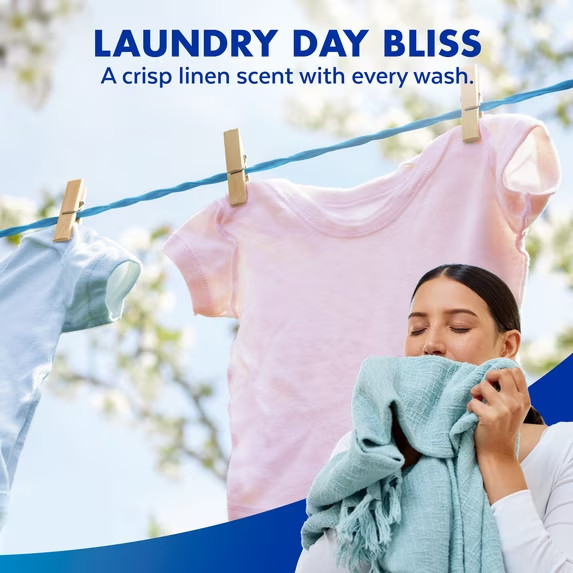 Lysol Laundry Sanitizer Additive Sanitizing Liquids for Clothes, Crisp Linen, 41