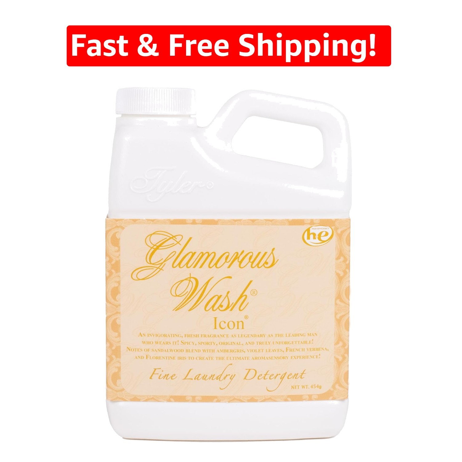 Luxury Tyler Glamorous Wash – 32 Fl. Oz Fragranced Detergent for Delicate Care