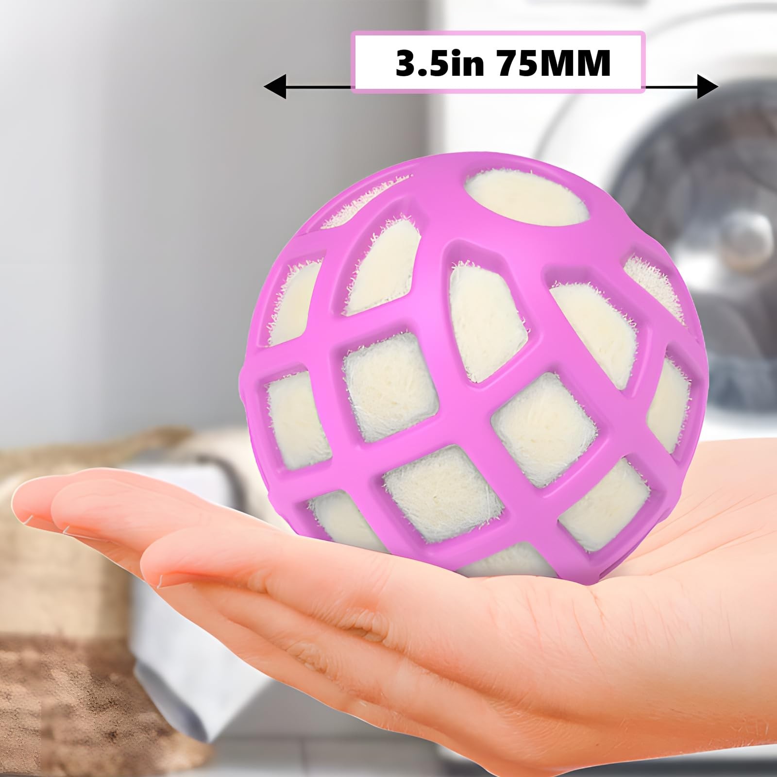 Dryer Balls – Patented Silicone Guard, Natural Wool Core, Super Anti-Tangle &…