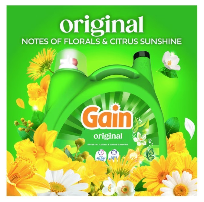 [FASH SALE] Gain Original HE Liquid Laundry Detergent 132 fl oz 2 PACK NEW