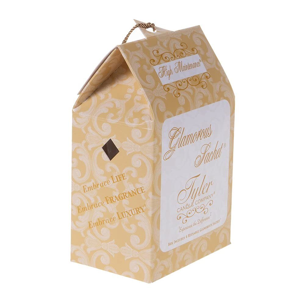 Tyler Glamorous Sachets 4 Pack Multi Color Laundry and Home Fragrance