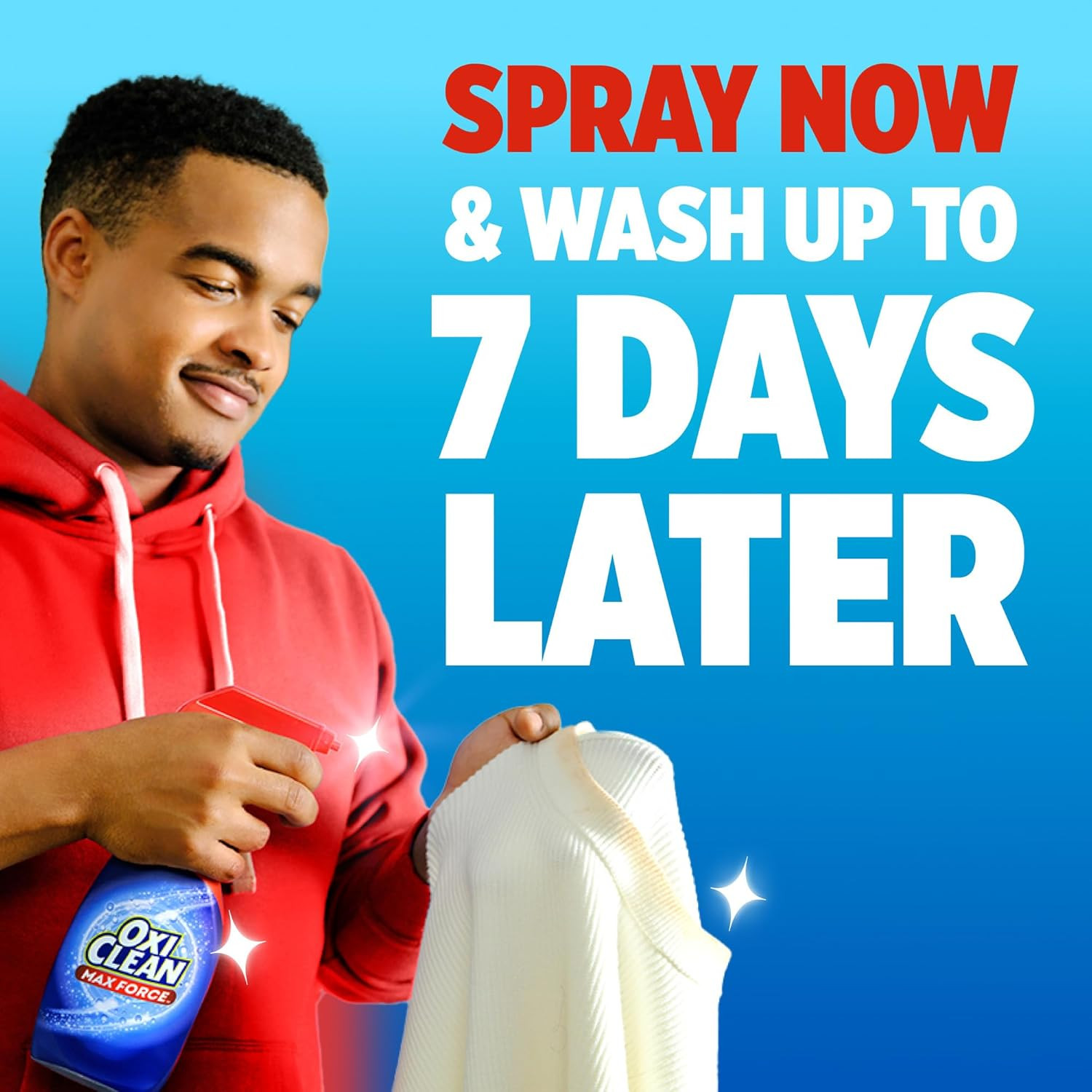 Oxiclean Max Force Laundry Stain Remover Spray Refill, Color Safe, 48 oz