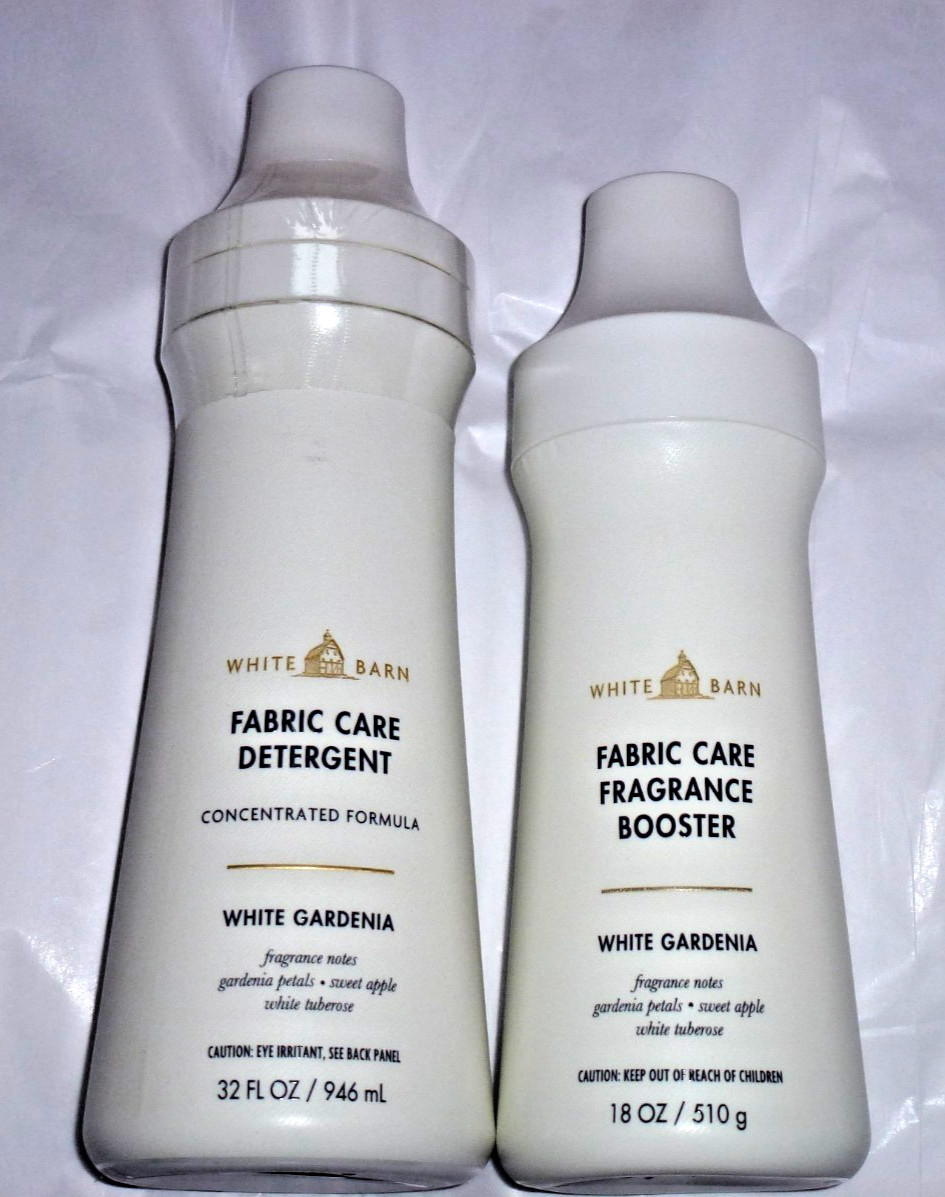 Bath & Body Works WHITE GARDENIA LAUNDRY DETERGENT + FRAGRANCE BOOSTER – NEW