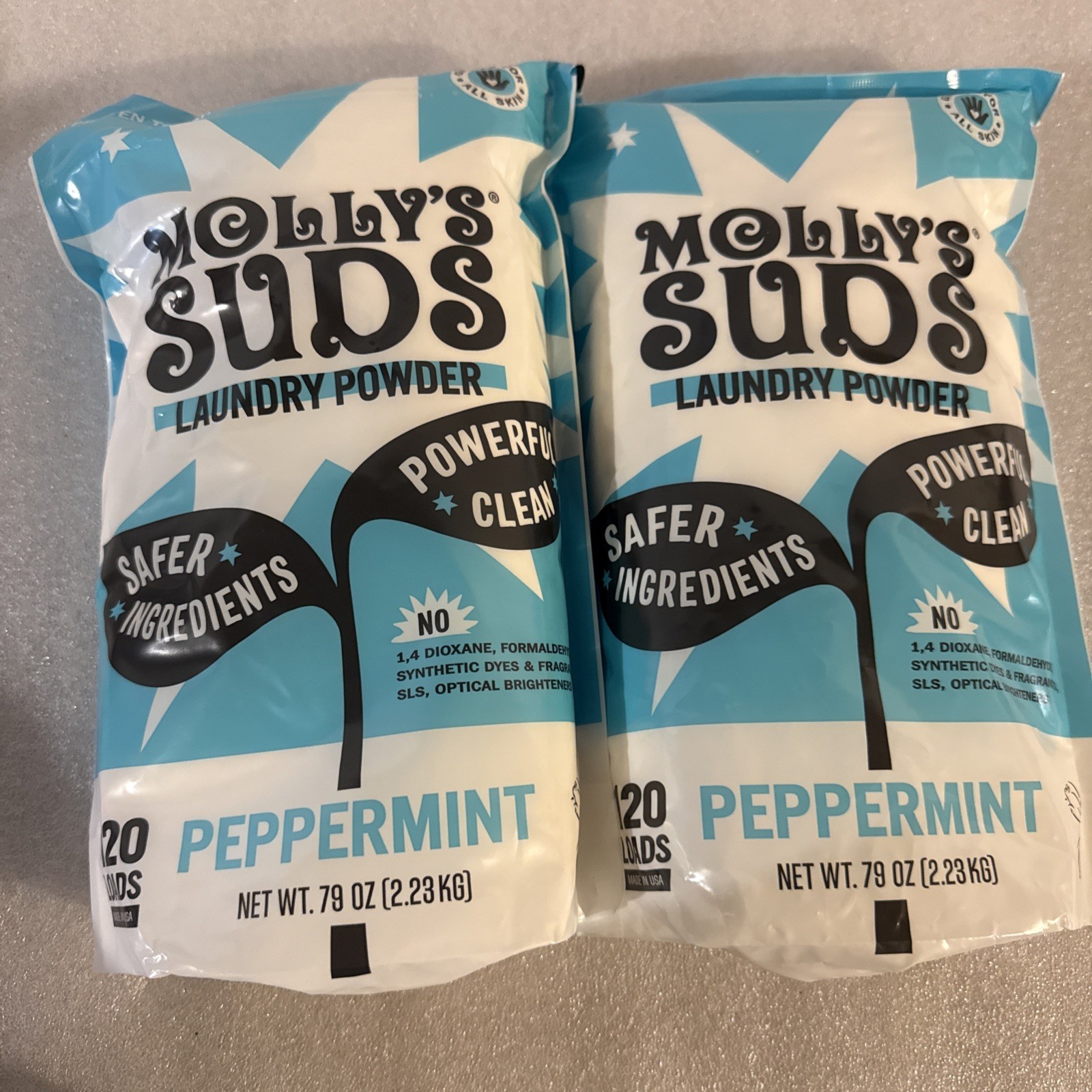 All Natural Laundry Powder 4.16 Lb (120 Loads) 2-Pack