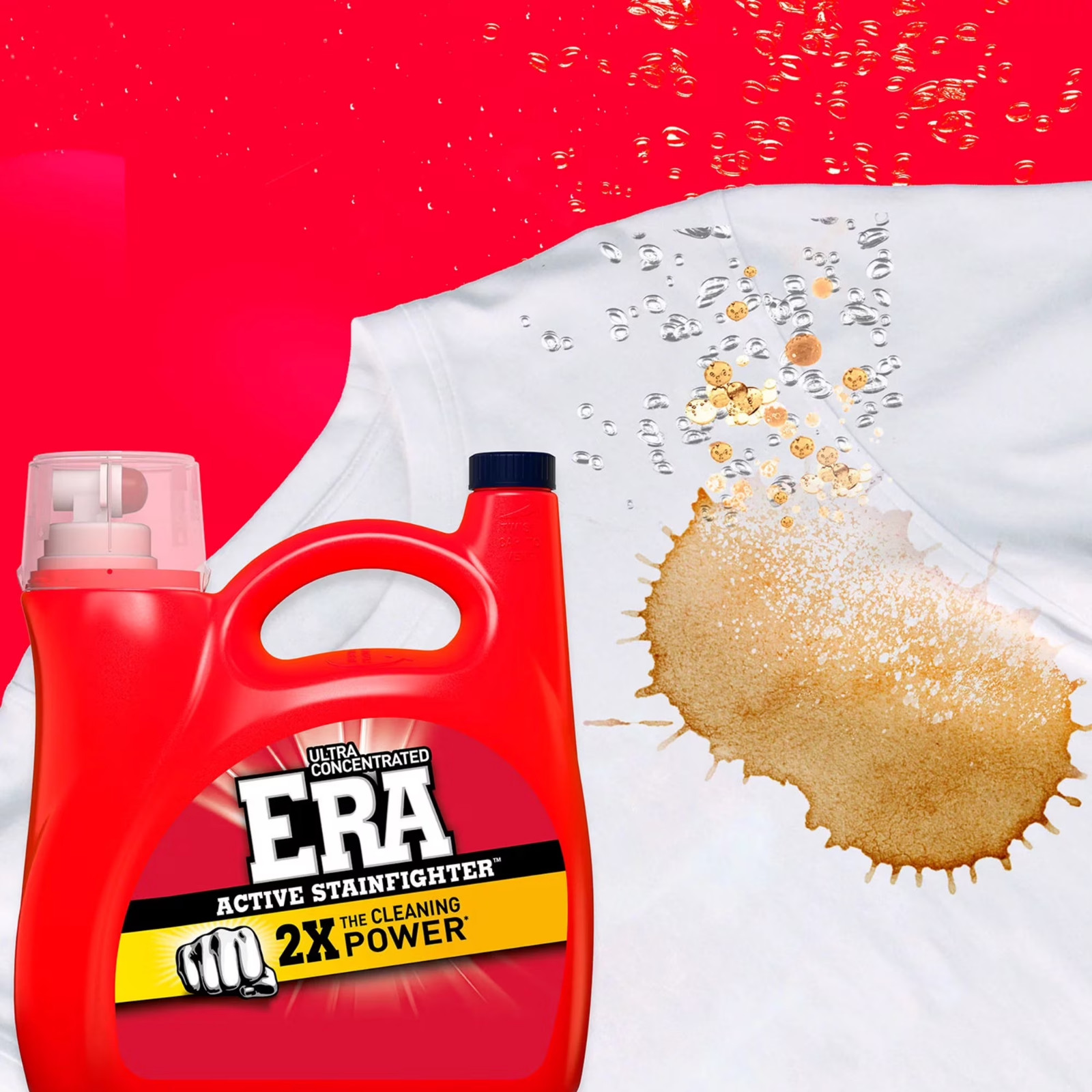 Era Oxibooster Liquid Laundry Detergent, 87 Loads, 154 fl oz