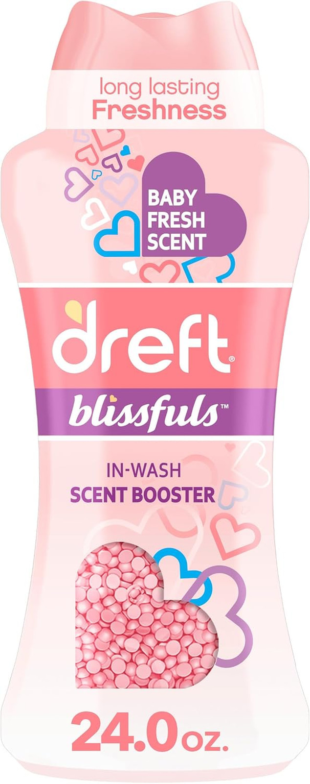 Blissfuls In-Wash Laundry Scent Booster Beads, Baby Fresh Scent, 24 Oz