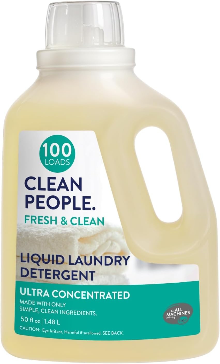 The Clean People Liquid Laundry Detergent – Recyclable Packaging, Stain Fighting