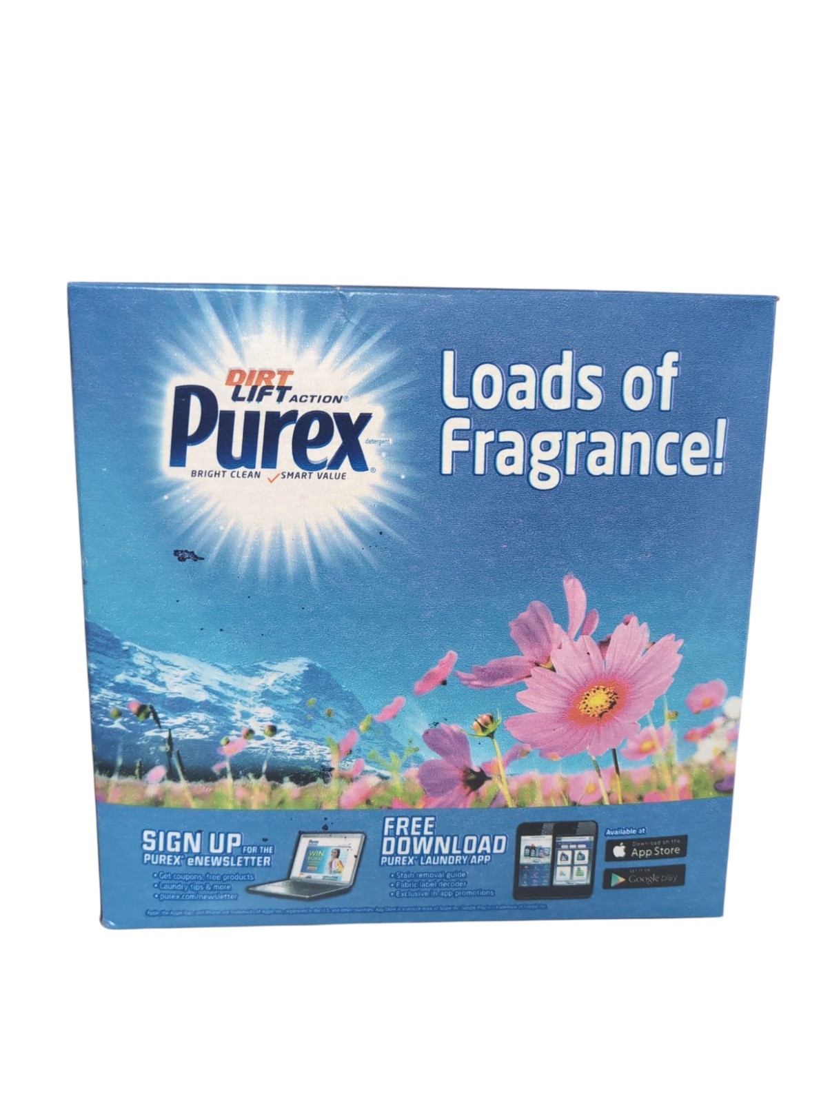 Purex Crystals Fragrance Fresh Mountain Breeze Powder Color Safe Dirt Lift 70 oz