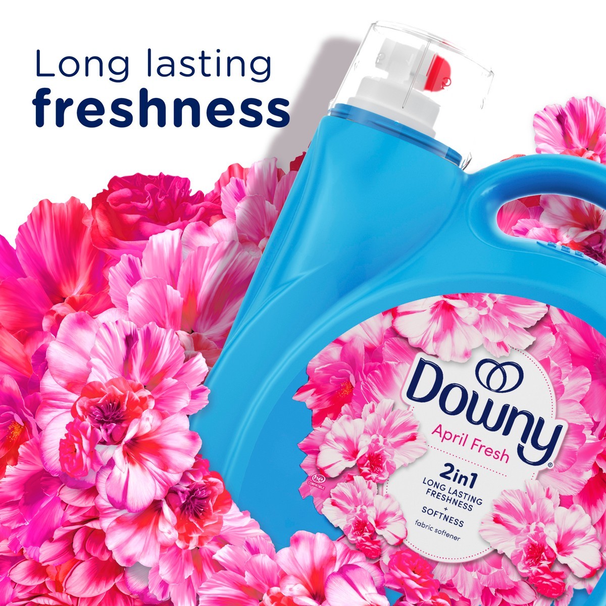 April Fresh HE Compatible Liquid Fabric Softener – 44 fl oz