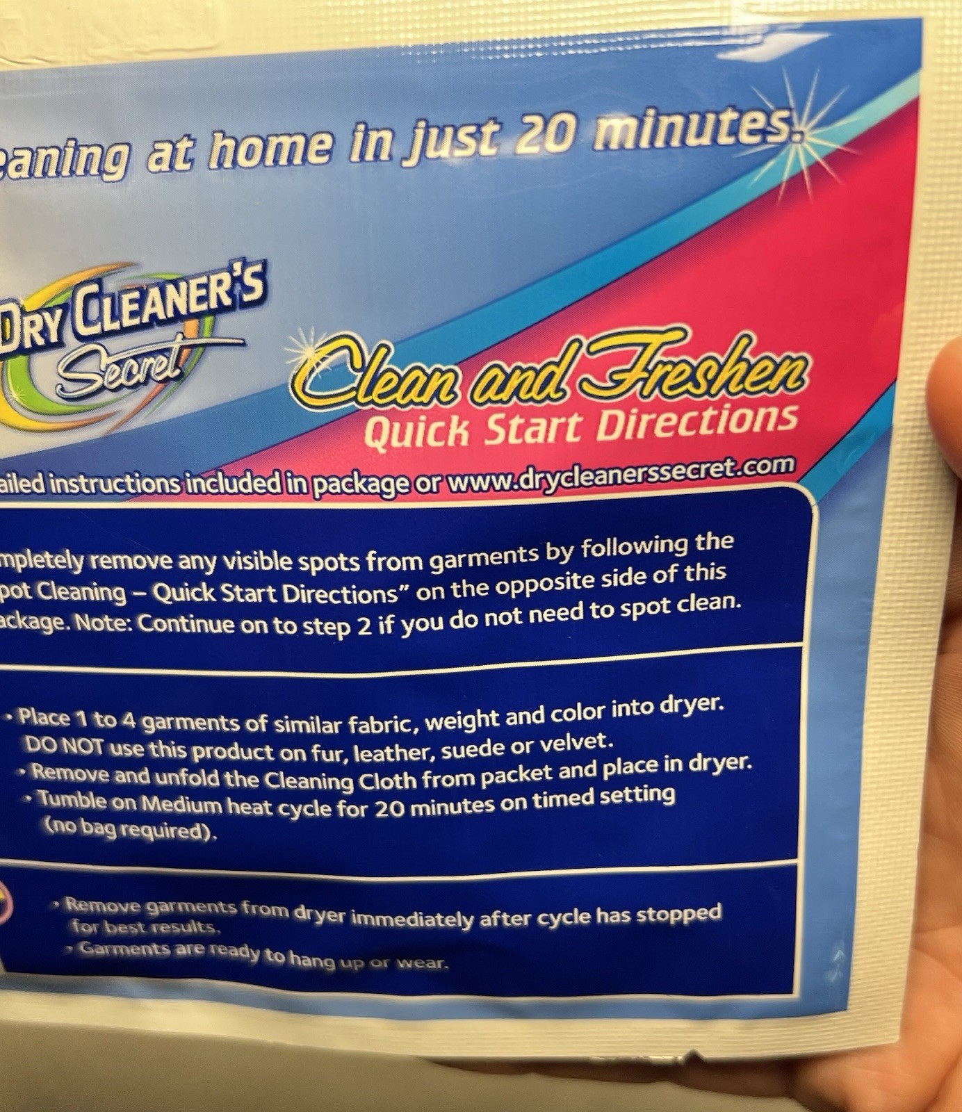 Woolite Dry Clean At Home By Dry Cleaner’s Secret 3 NEW Cloths Discontinued RARE