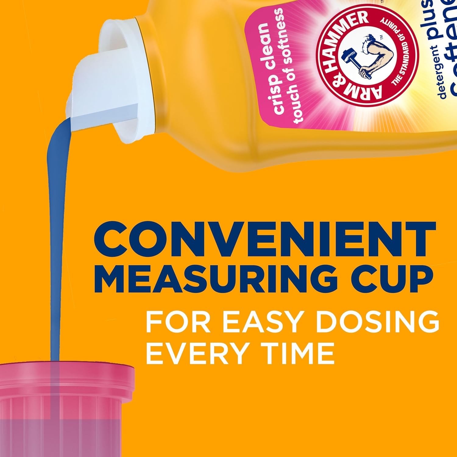 ARM & HAMMER Plus a Touch of Softener, 77 Loads, 100.5 Fl Oz (Pack 1)
