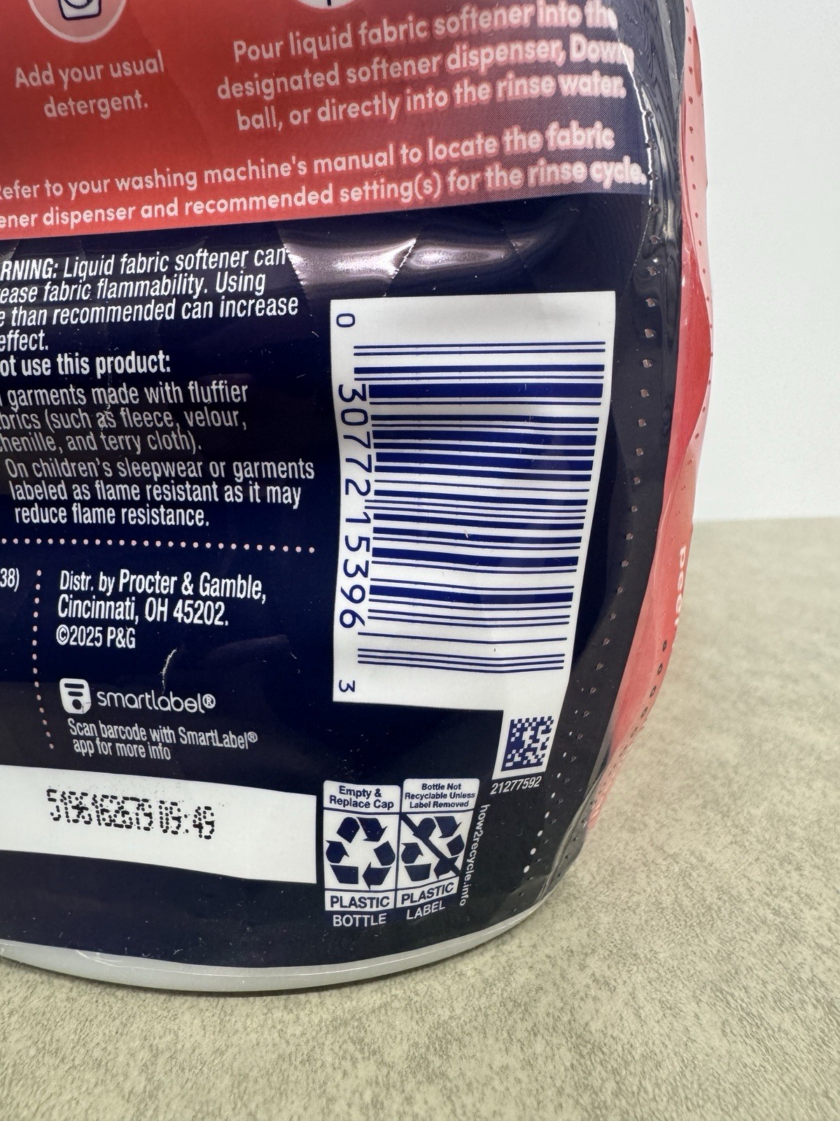 Downy Ultra Bliss Sparkling Amber Rose Fabric Softener 26oz 2 Pack New