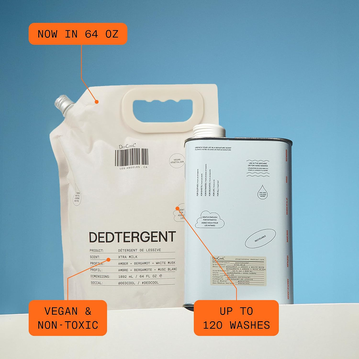 DedCool Liquid Laundry Detergent in 01 Taunt | Luxurious Scent | Stain-Removing