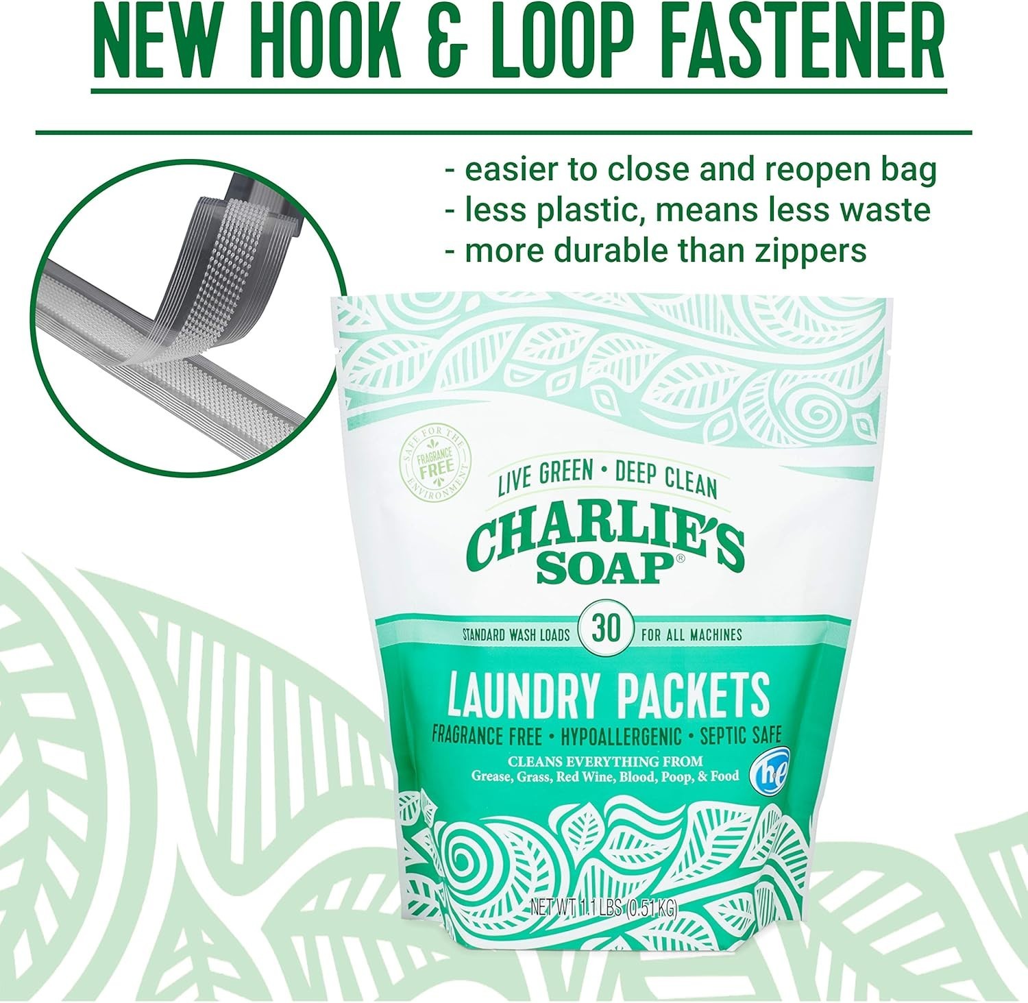 Convenient 90 Load Fragrance-Free Laundry Packets – Safe for Sensitive Skin