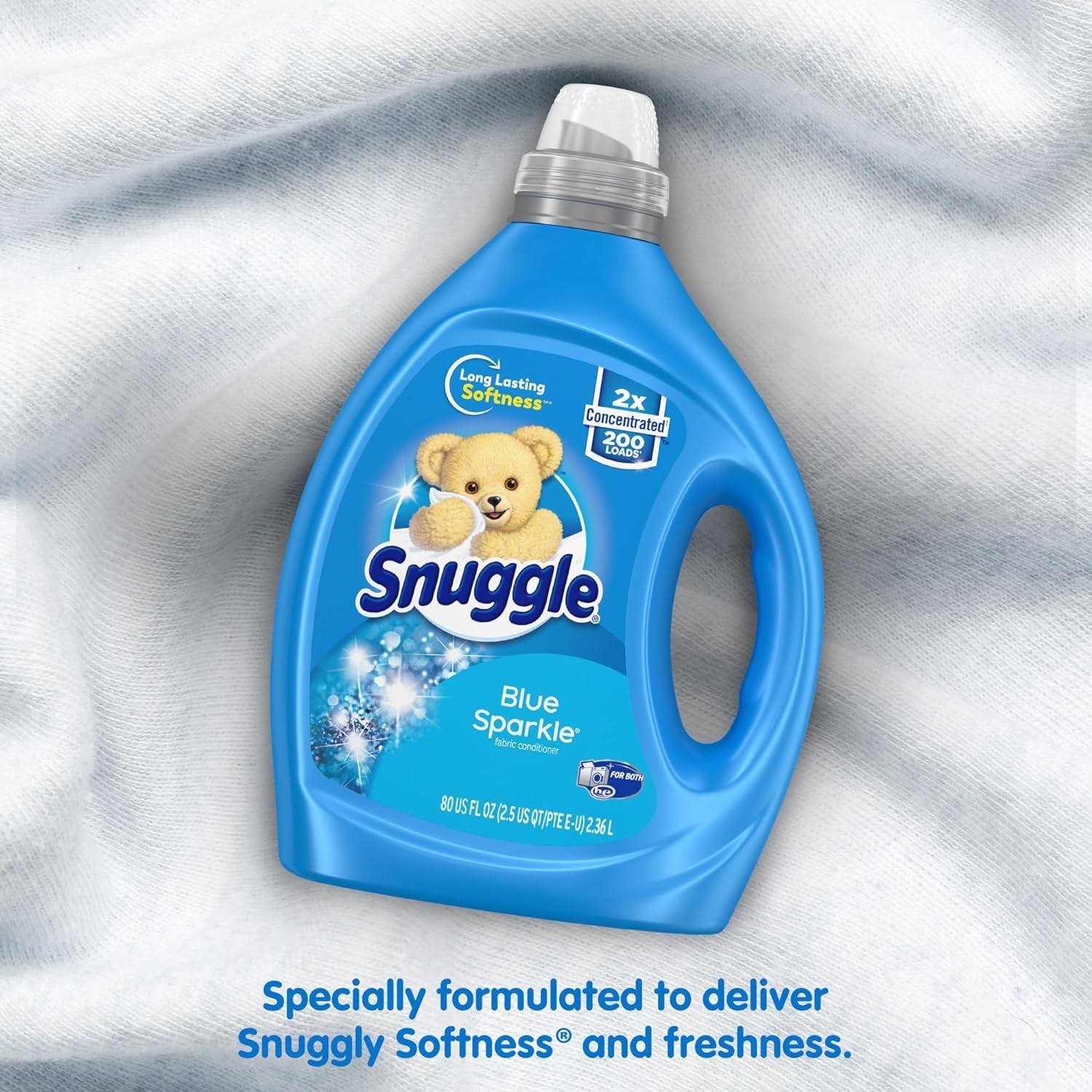 Blue Sparkle Liquid Fabric Softener – 2X Concentrated for Soft Freshness