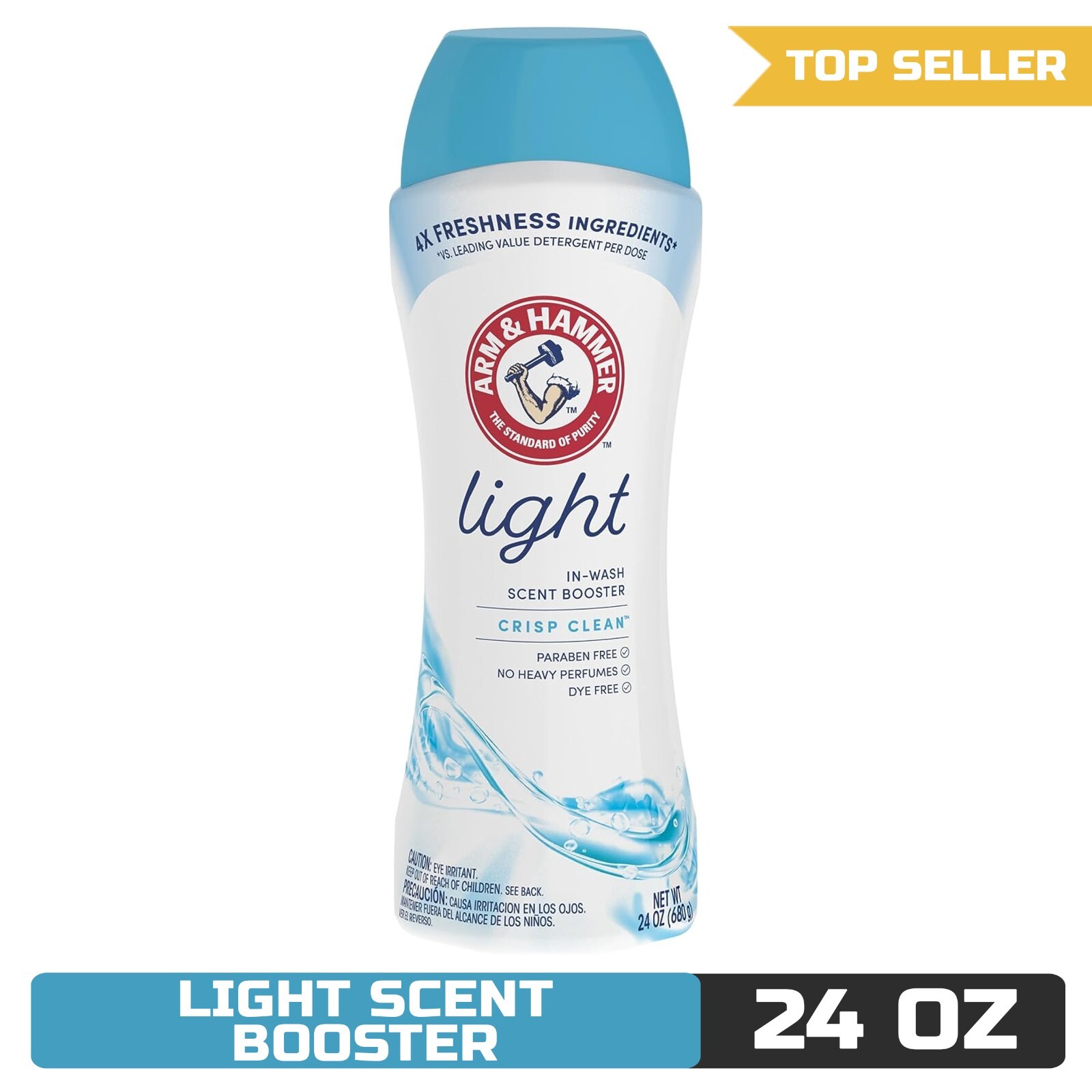Arm & Hammer Light In-Wash Scent Booster Crisp Clean 24oz Elevate Your Laundry