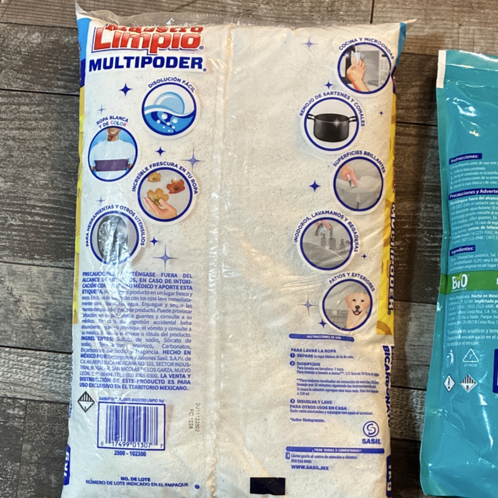 Maestro Limpio, MAS color, 123 multiusos Laundry Detergent Powder Liquid 3 Pack