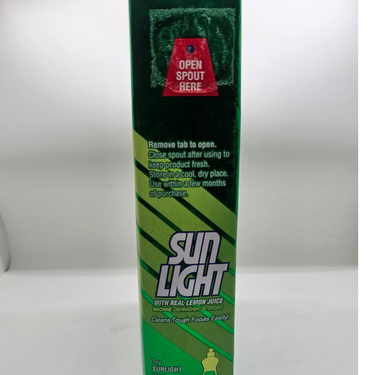 1992 Vintage Sun light Machine Dishwasher Detergent 35 OZ Vintage