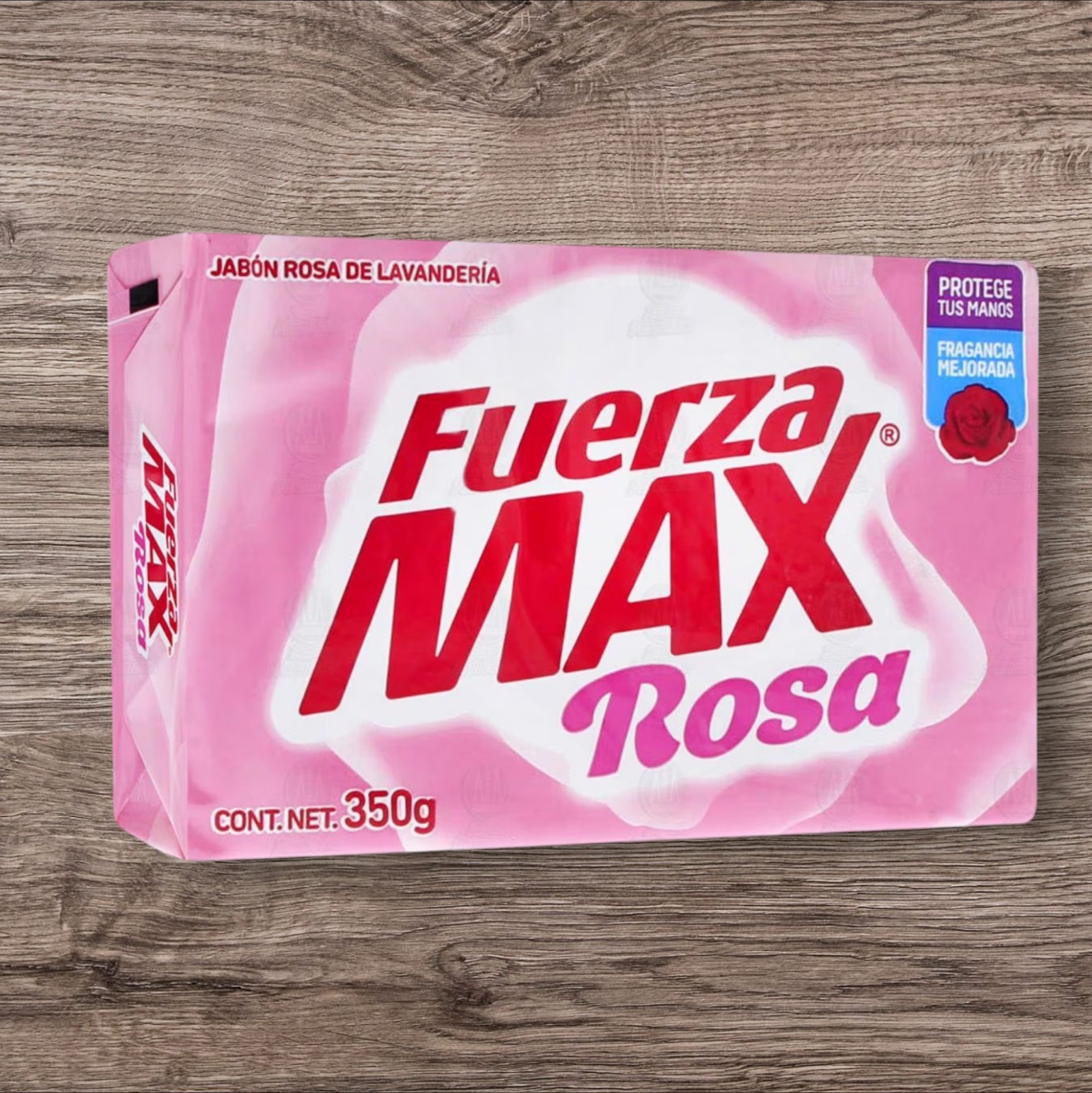 Fuerza Max Rosa Jabón Para Lavar 350g🧼/Fuerza Max Pink Laundry Soap Bar 12oz🧼