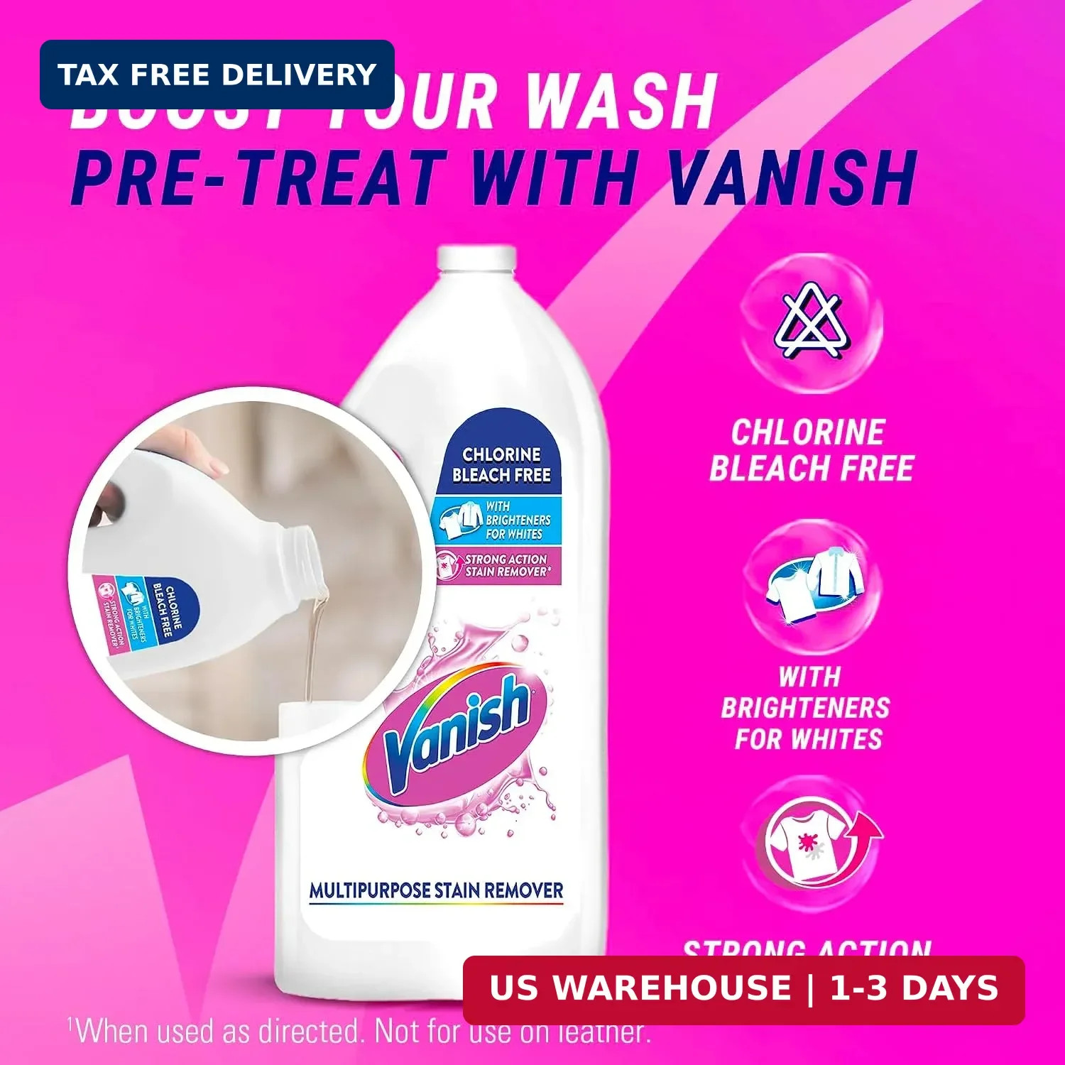 Vanish White Multi-Purpose Stain Remover 900ML
