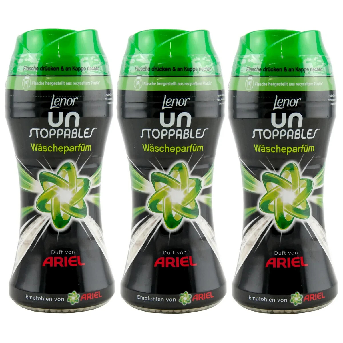 3 LENOR Unstoppables Laundry Perfume Scent of Ariel 210g 7.4oz
