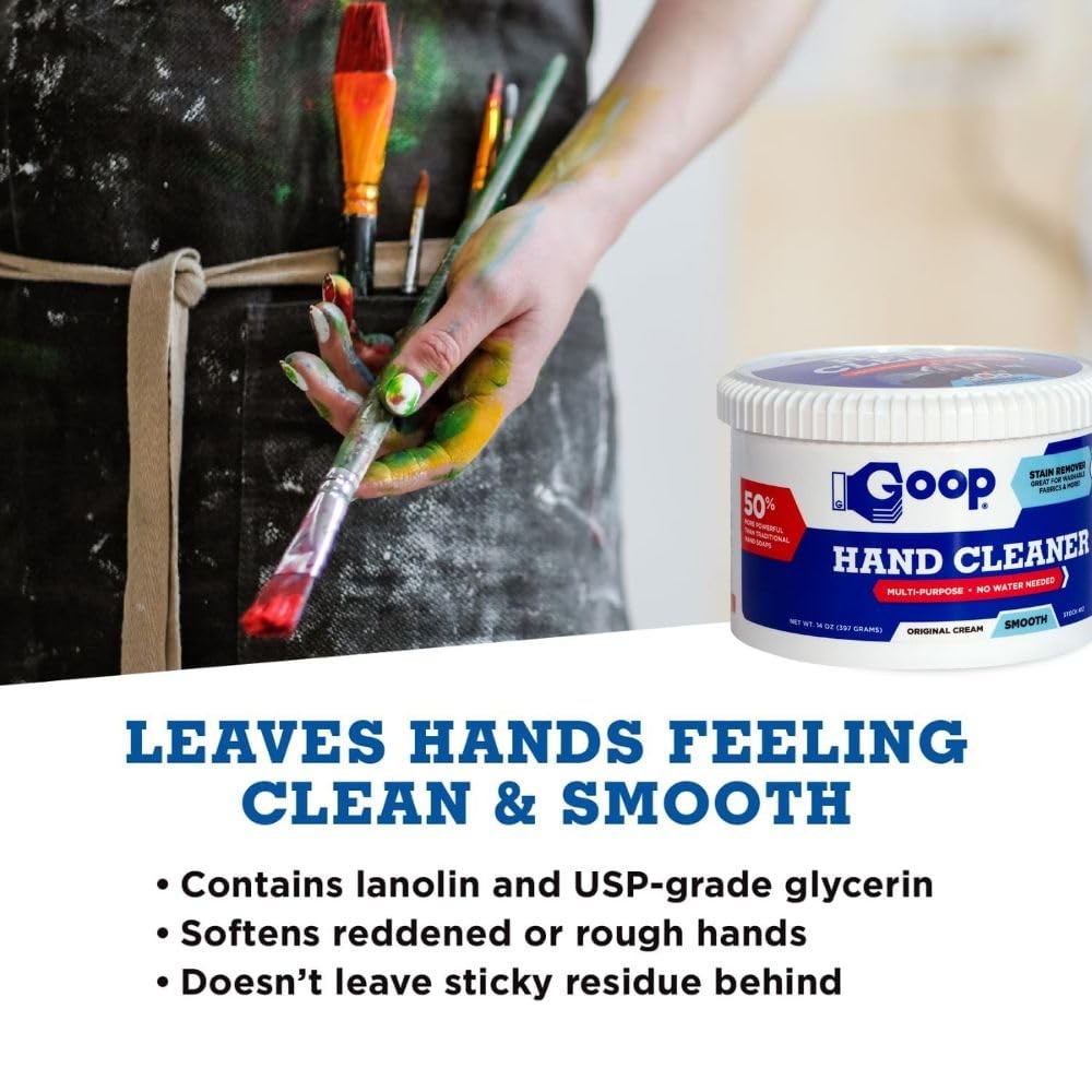 GOOP Multi-Purpose Hand Cleaner- Waterless 14 Ounce (Pack of 1), color