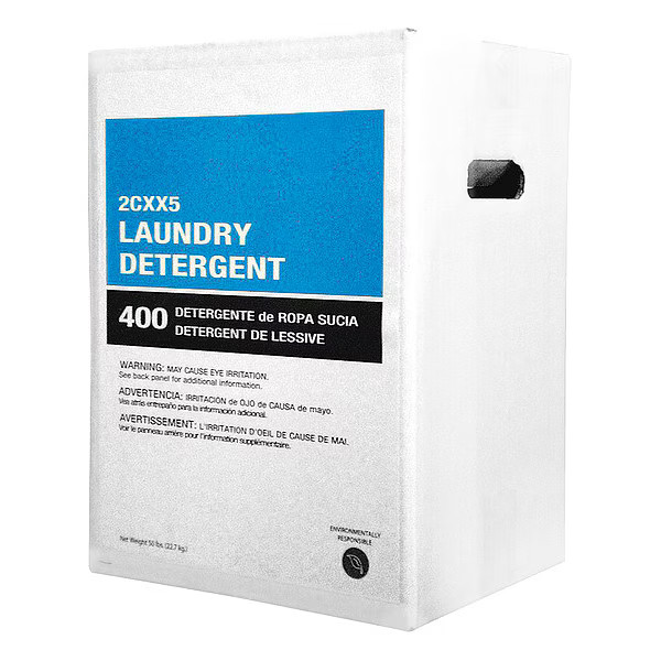 Tough Guy Laundry Detergent, High Efficiency (HE), Powder, Box, 50 lb, 240