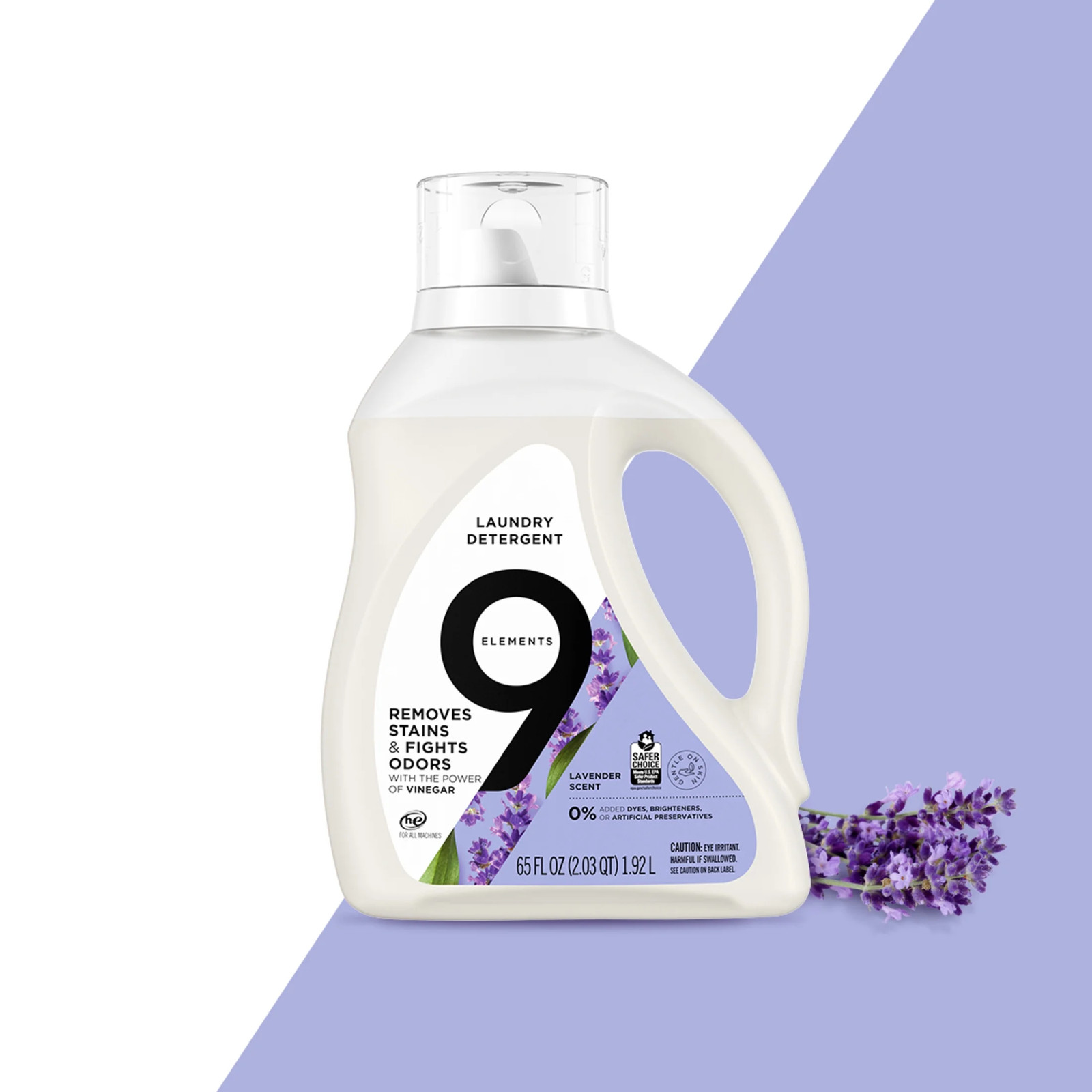 Vinegar Powered, Lavender, Natural Laundry Detergent Liquid
