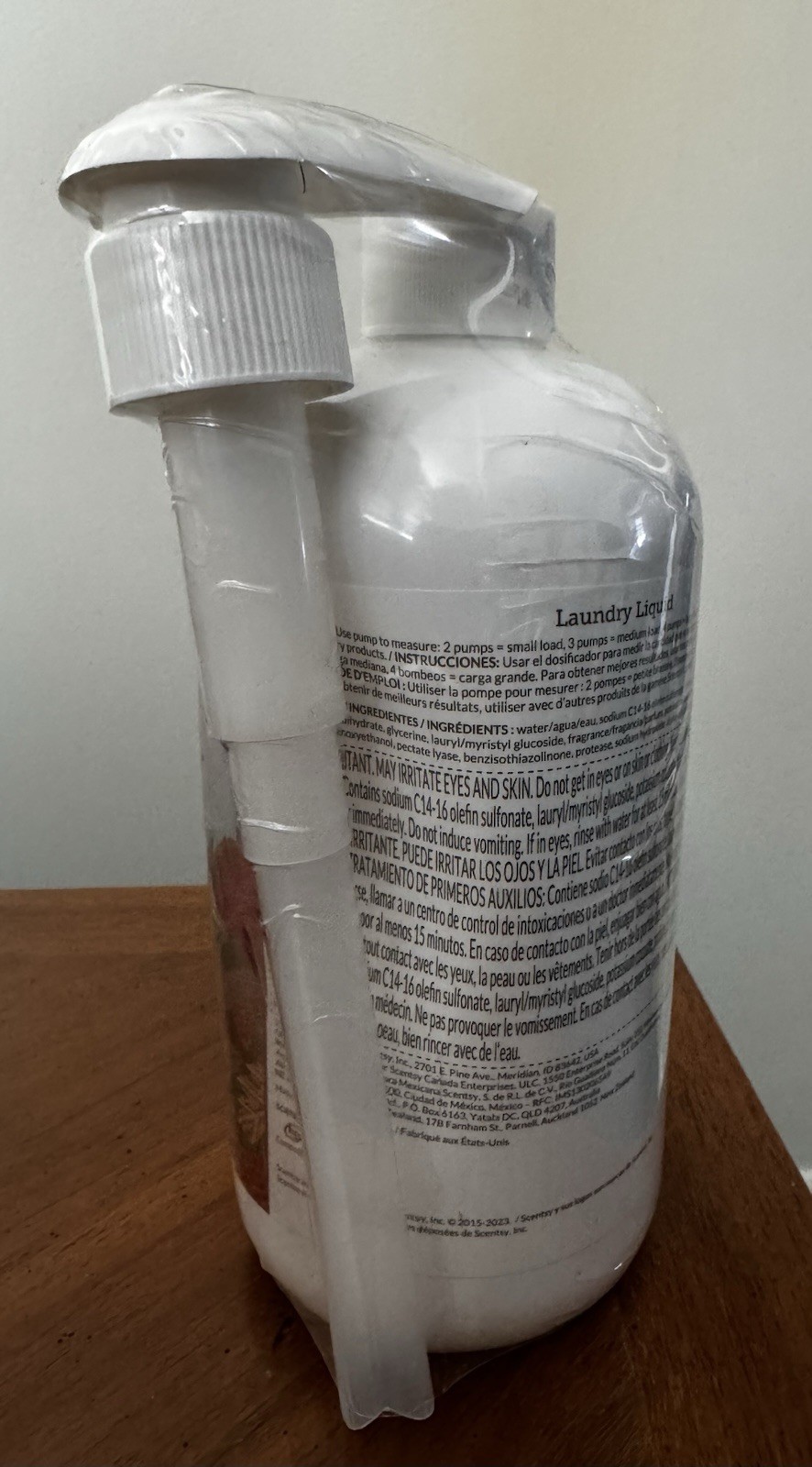 New Scentsy Laundry Liquid Sealed 10 oz