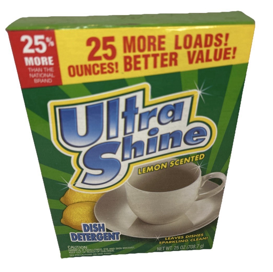 NEW Ultra Shine Lemon Scented Dish Detergent, 25oz—SHIPS IN 24 HRS!