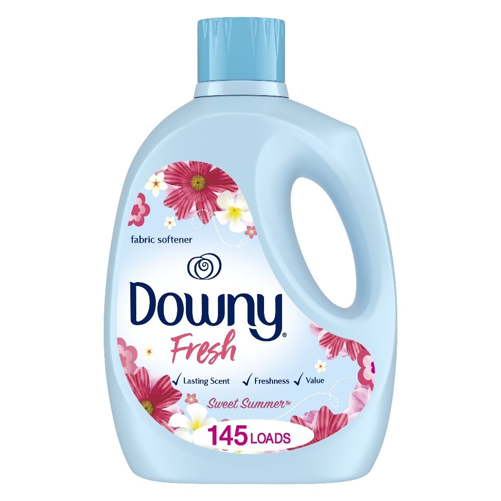 Liquid Fabric Softener Sweet Summer Scent 125 Fl Oz Fresh Non-Concentrated 145