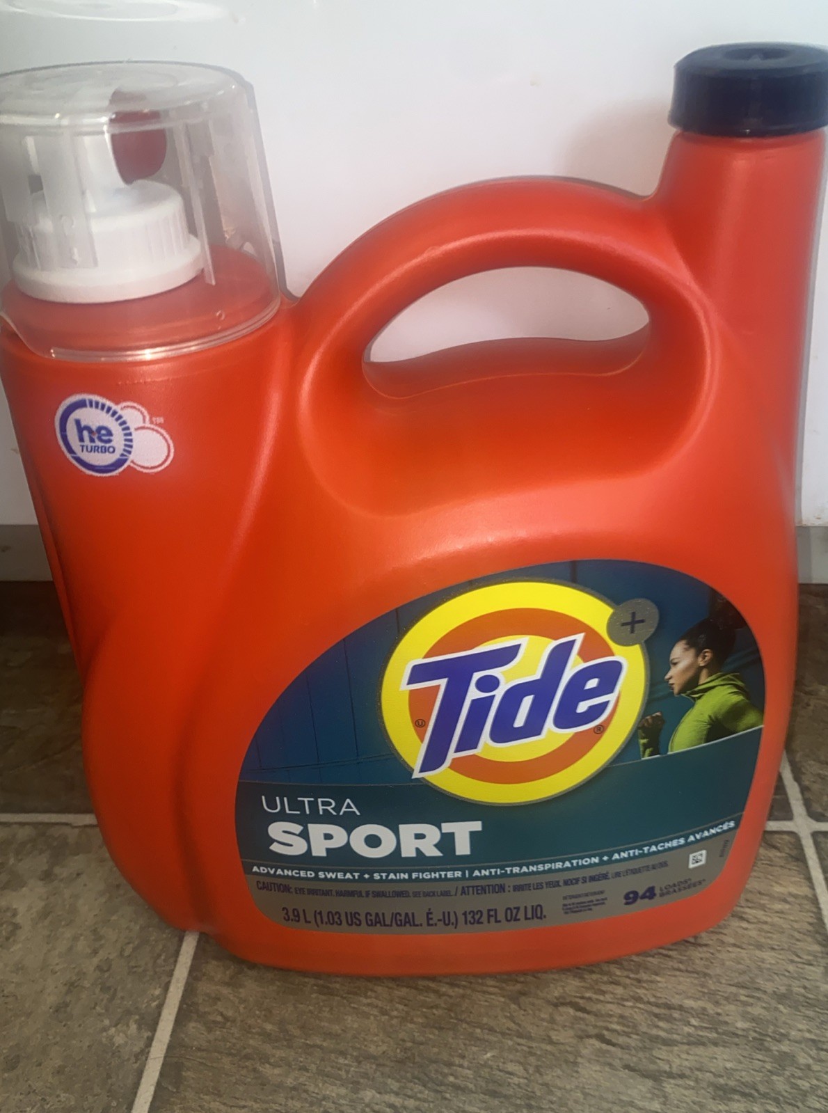 Tide Ultra Sport Liquid Laundry Detergent, 132 fl oz, 94 Loads