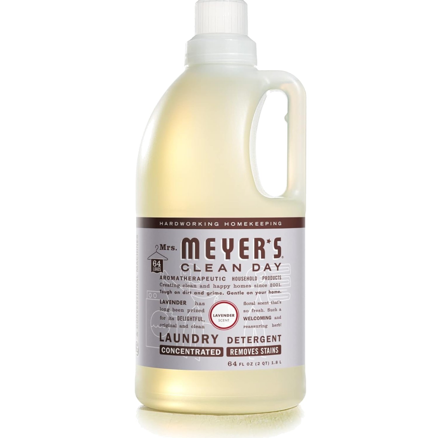 MRS. MEYER’S CLEAN DAY Liquid Laundry Detergent, Biodegradable Formula Infuse…
