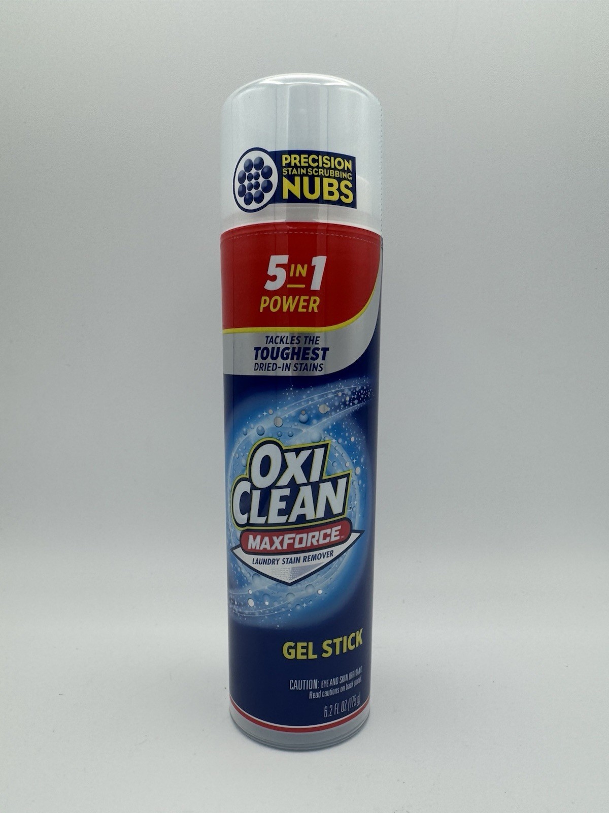 1 Count OxiClean 6.2 Oz Max Force 5 In 1 Power Laundry Stain Remover Gel Stick