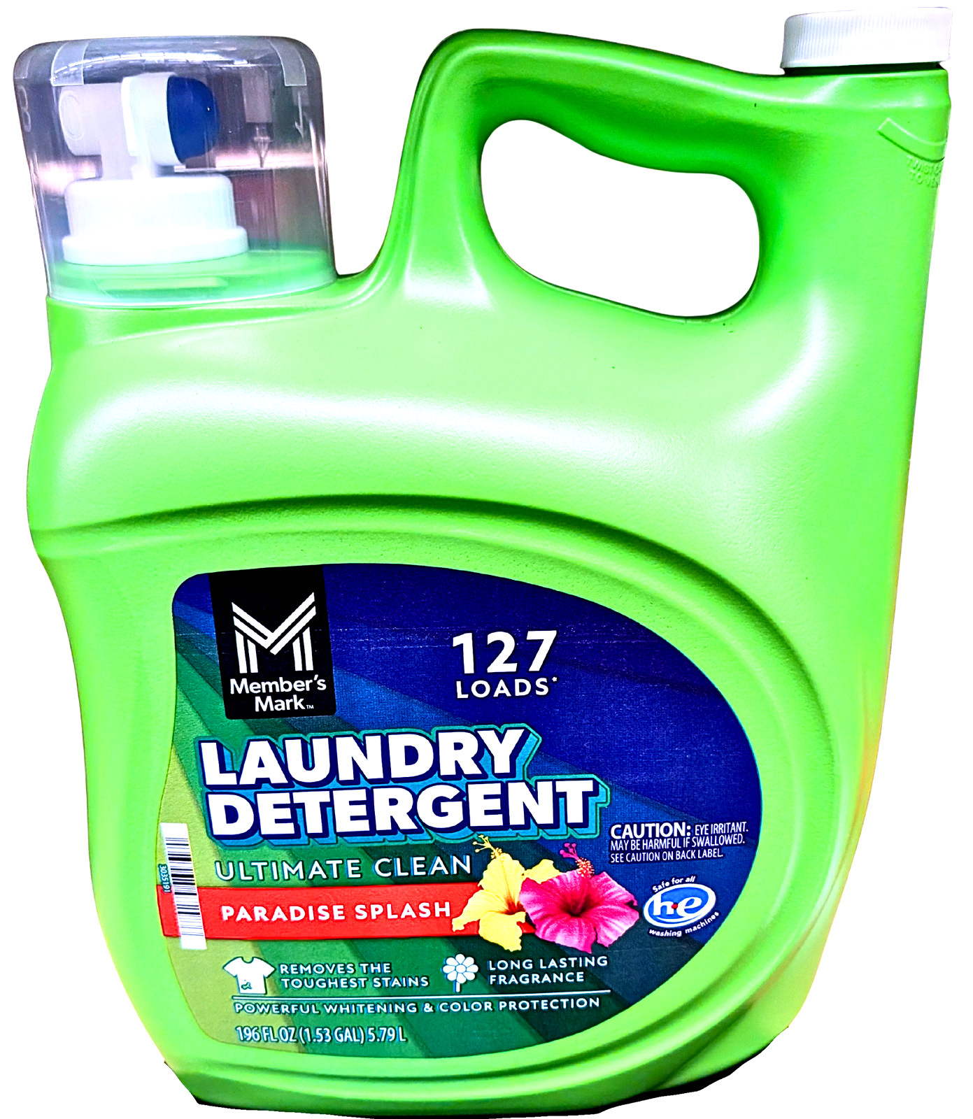 Member’s Mark Liquid Laundry Detergent Paradise Splash 127 Loads 196 Fl Oz