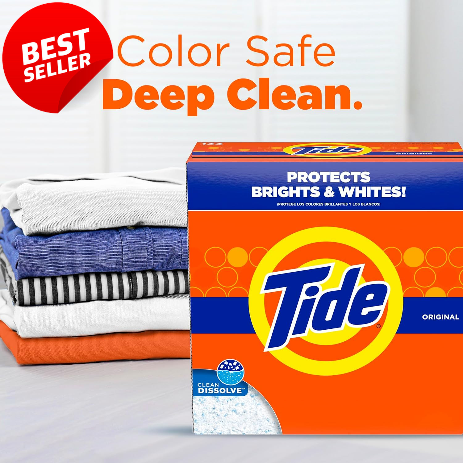 Powder Laundry Detergent Original Scent 85 oz 75 Loads Washing Soap – US